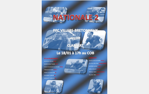 Une première sortie à domicile pour nos garçons de Nationale 2.