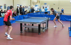 Lefevre Guillaume ( 1955) face à Florent Cahagne ( 2053) en match d'ouverture....Florent l'emportera dans un premier match très serré !