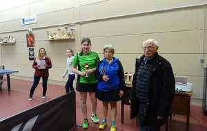 Daniel GACQUER en compagnie de Isabelle la trésorière du Club lors du dernier Open Féminin