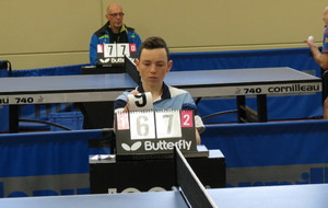 Hugo....Notre plus jeune arbitre du jour.