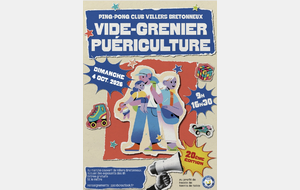 Vide Grenier organisé par notre Club